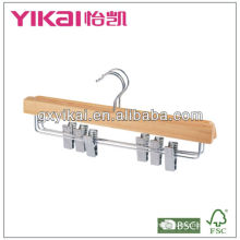 wooden clothes hanger for trousers and skirt hanger